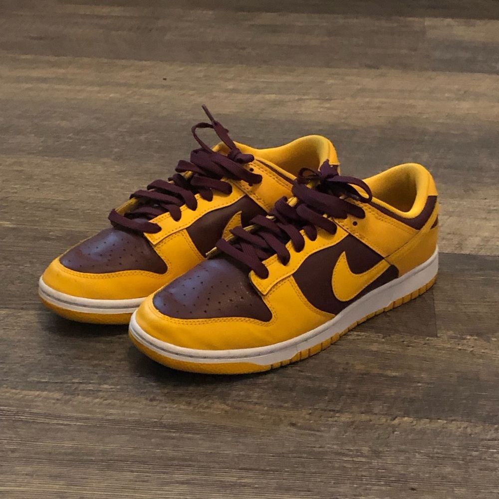 Nike Dunk Low Retro Arizona State Sun Devils Sz 9.5 panda gym red sb EUC